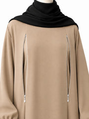 Beige Rahma Nursing Abaya