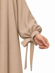 Beige Rahma Nursing Abaya