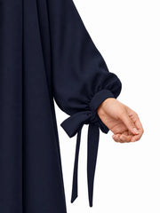 Navy Blue Rahma Nursing Abaya