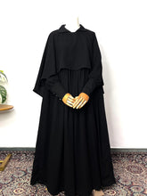 Nursing abaya with cape