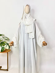 White Prayer Abaya