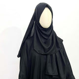 Black Full Prayer Dress With Dupatta