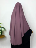 Dusty Mauve Round Khimar