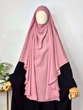 Pastel Pink Round Khimar