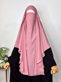 Pink Round khimar
