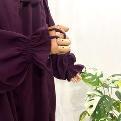 Plum Saudi Jilbab