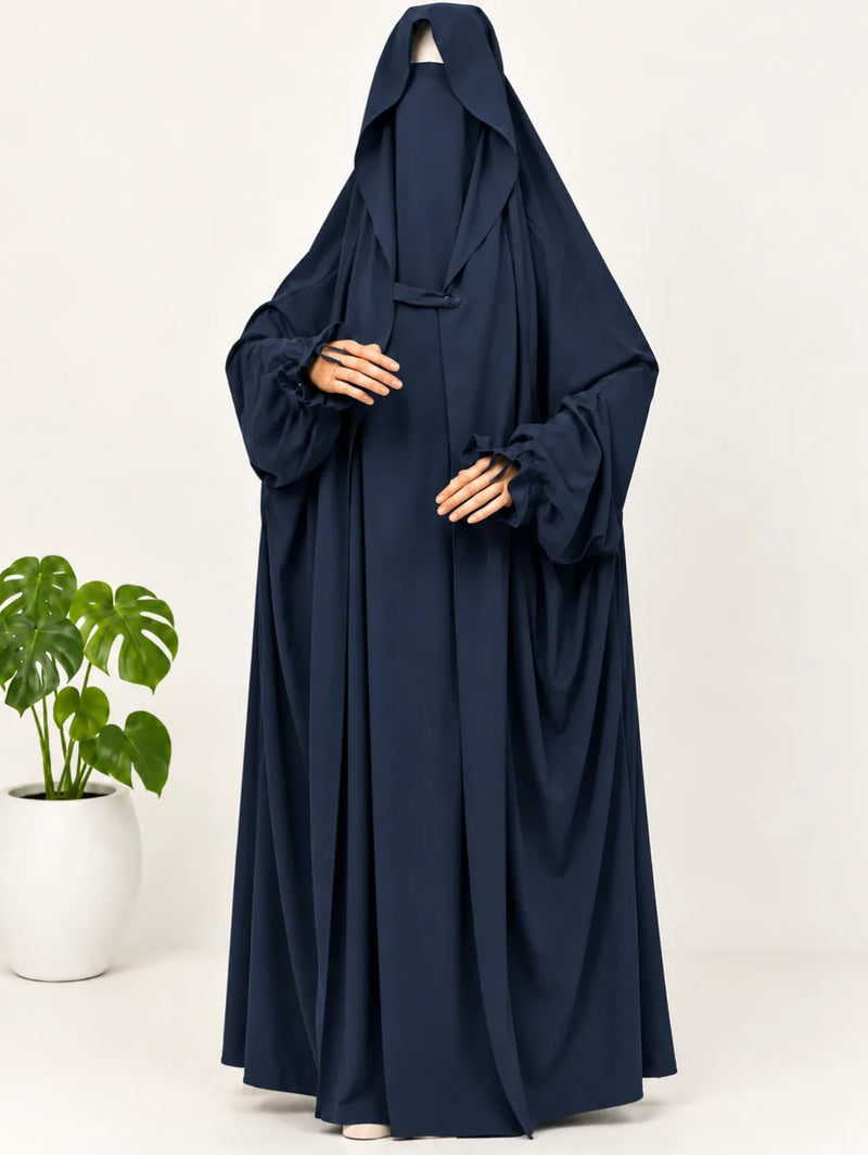 Crystal Blue Saudi Jilbab
