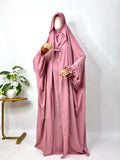 Pastel Pink Saudi Jilbab