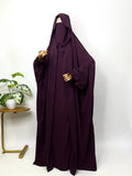 Plum Saudi Jilbab