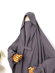 Lavender Saudi Jilbab