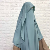 Sapphire Flap Round Khimar