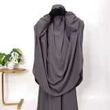Lavender Two Pc Jilbab With Skirt