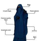 Two Pc Jilbab With Flap