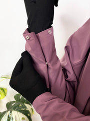 Dusty Mauve Two Pc Jilbab With Skirt