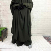 Olive Green Two Pc Jilbab With Pant