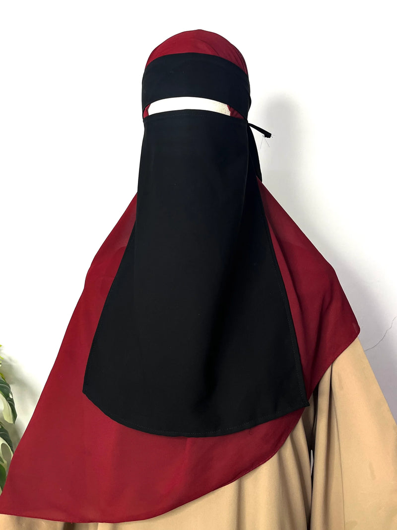 Two in one niqab