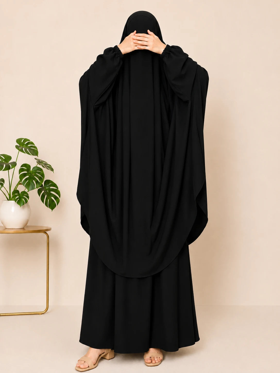 Black Two Pc Jilbab