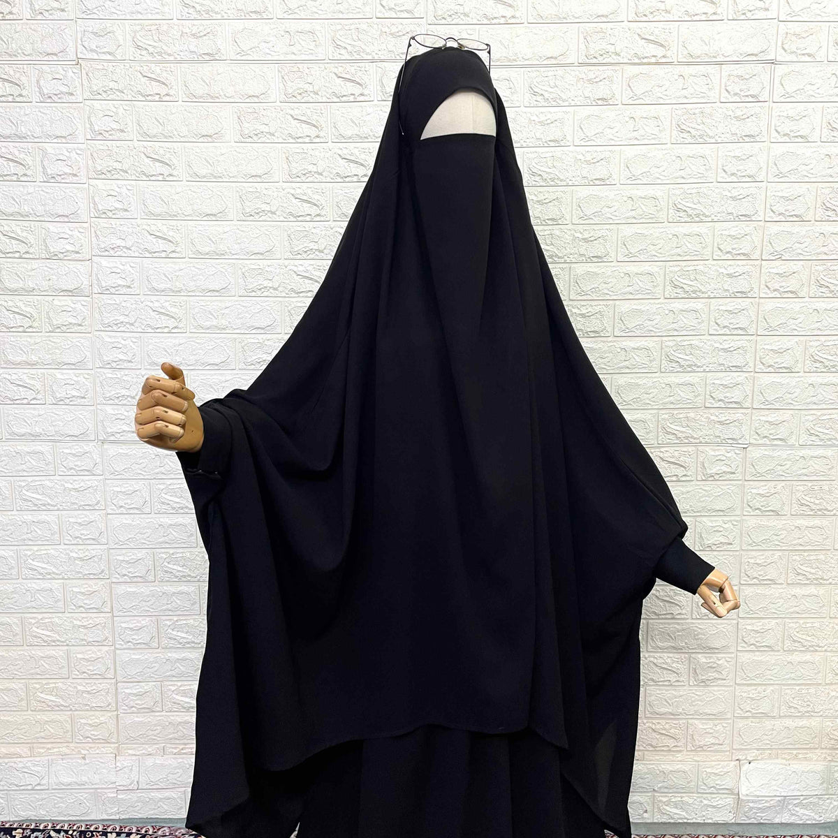 Black Butterfly Two Pc Jilbab Set