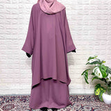 Isna Two Pc Abaya Set