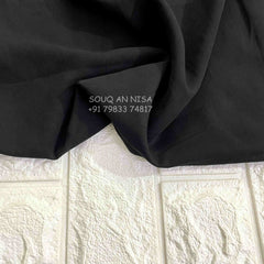 A-line abaya with baggy sleeves