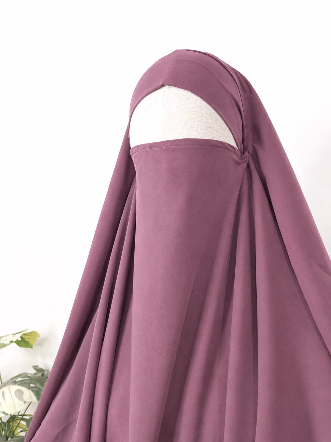 Dusty Mauve Diamond Khimar