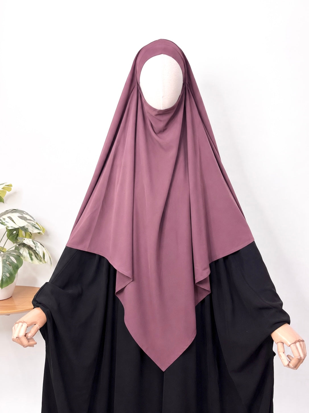 Dusty Mauve Diamond Khimar