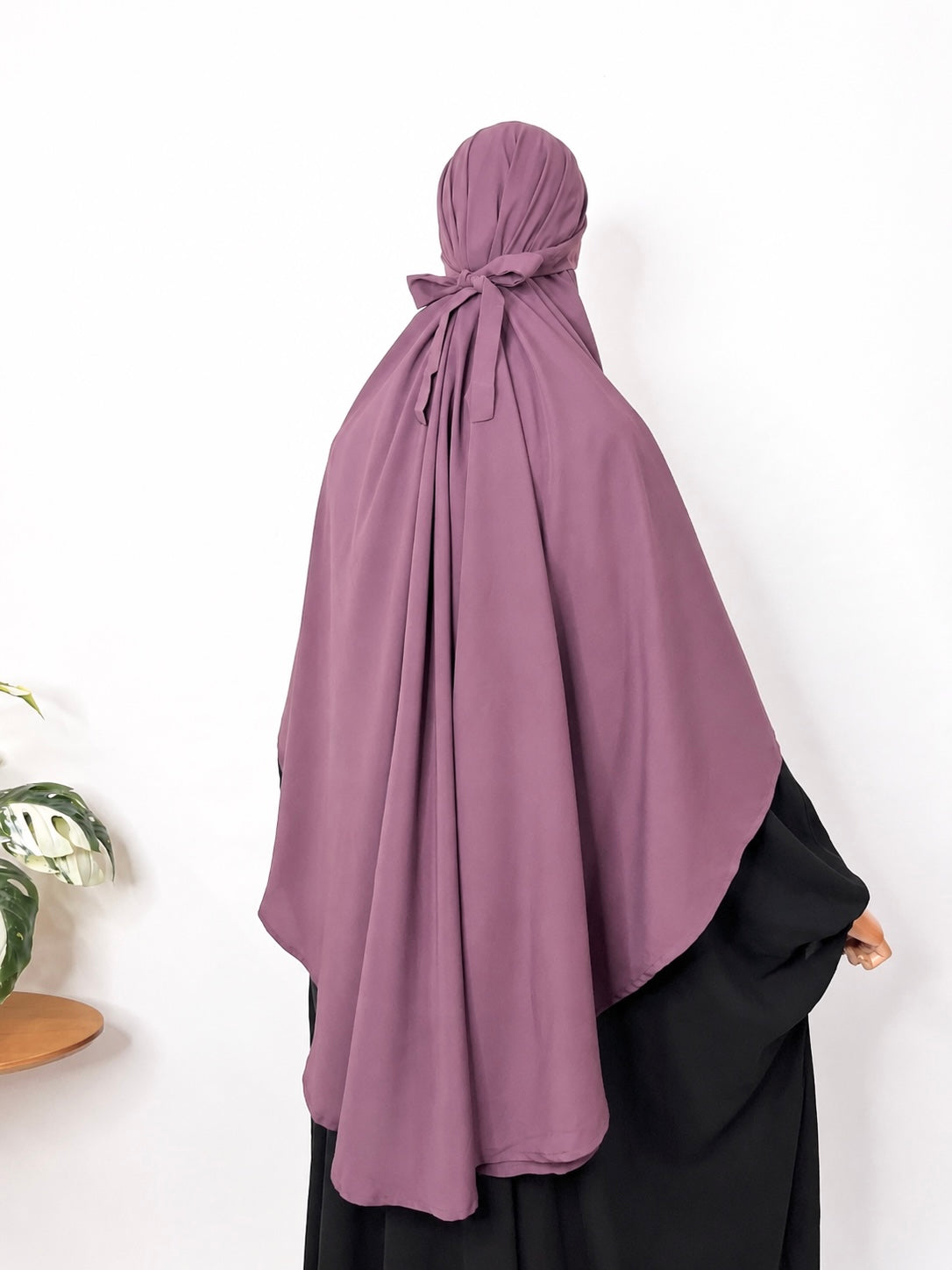 Dusty Mauve Diamond Khimar