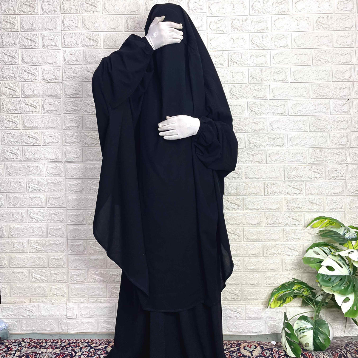 Black Two Pc Jilbab