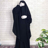 Black Two Pc Jilbab