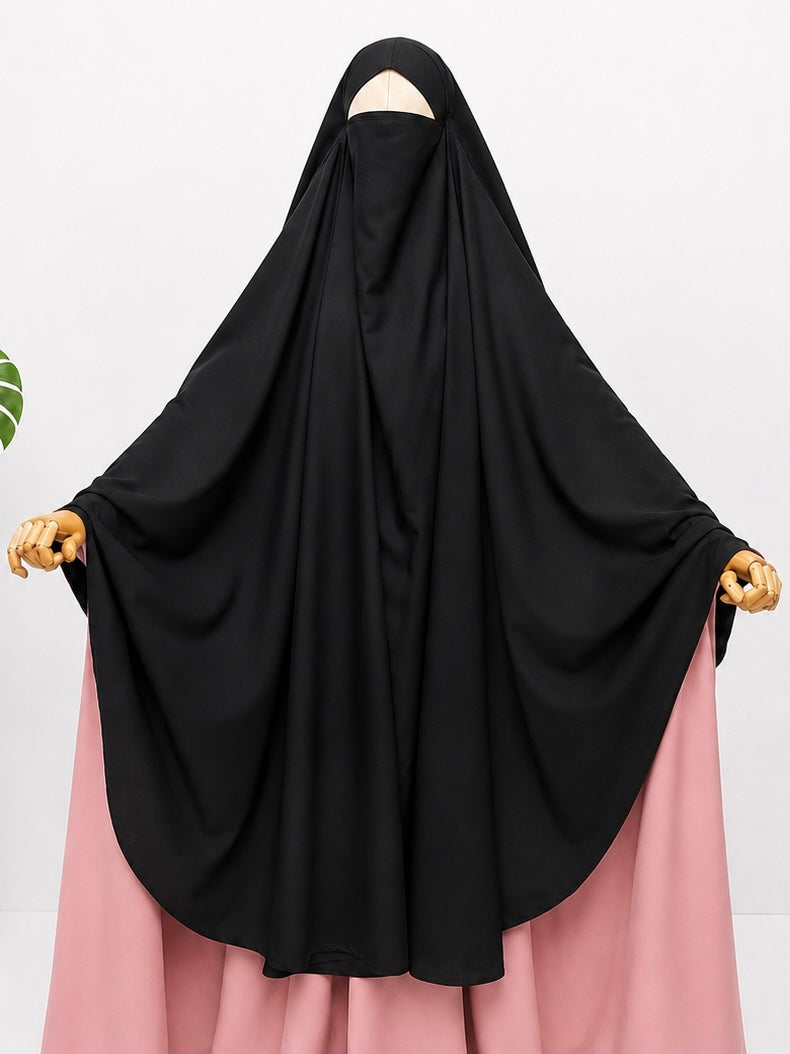 Black Awrah Khimar