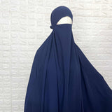 Navy Blue Madina Jilbab