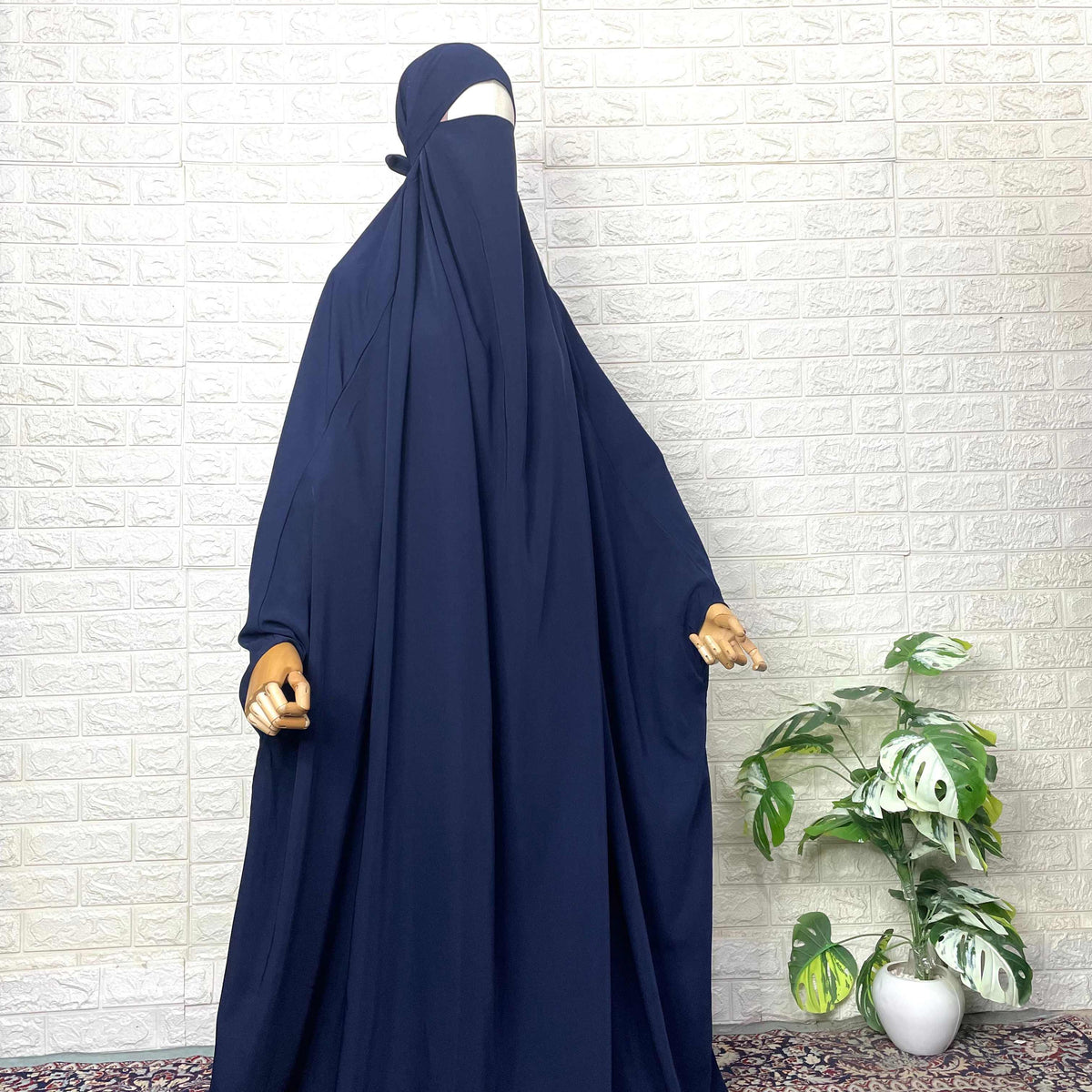 Navy Blue Madina Jilbab