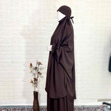 Brown Two Pc Jilbab