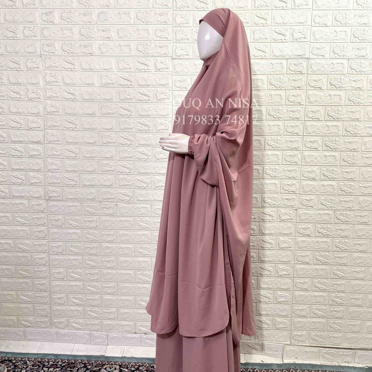 Blush Pink Two Pc Jilbab