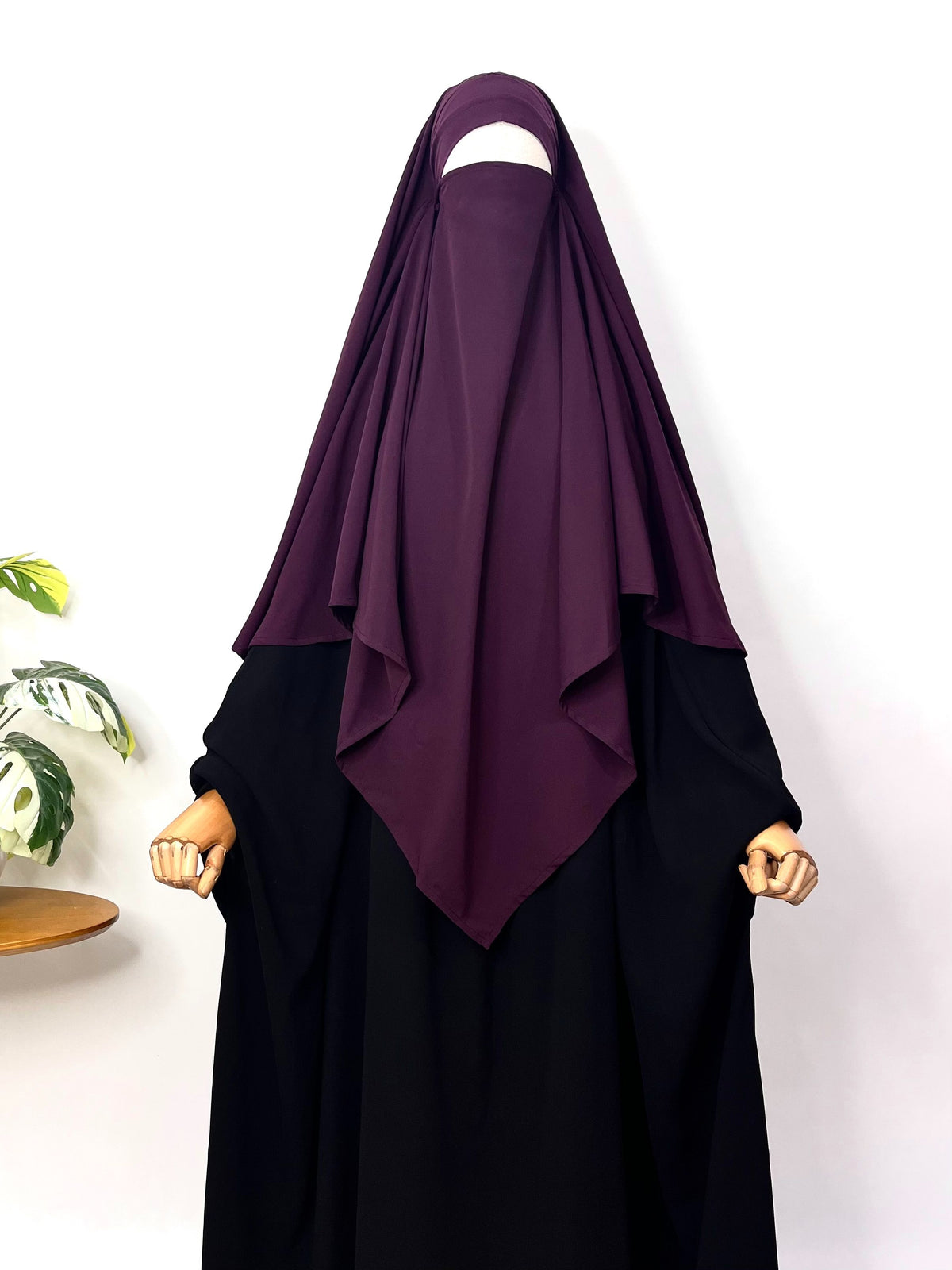Plum Diamond Khimar