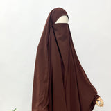 Brown Awrah Khimar
