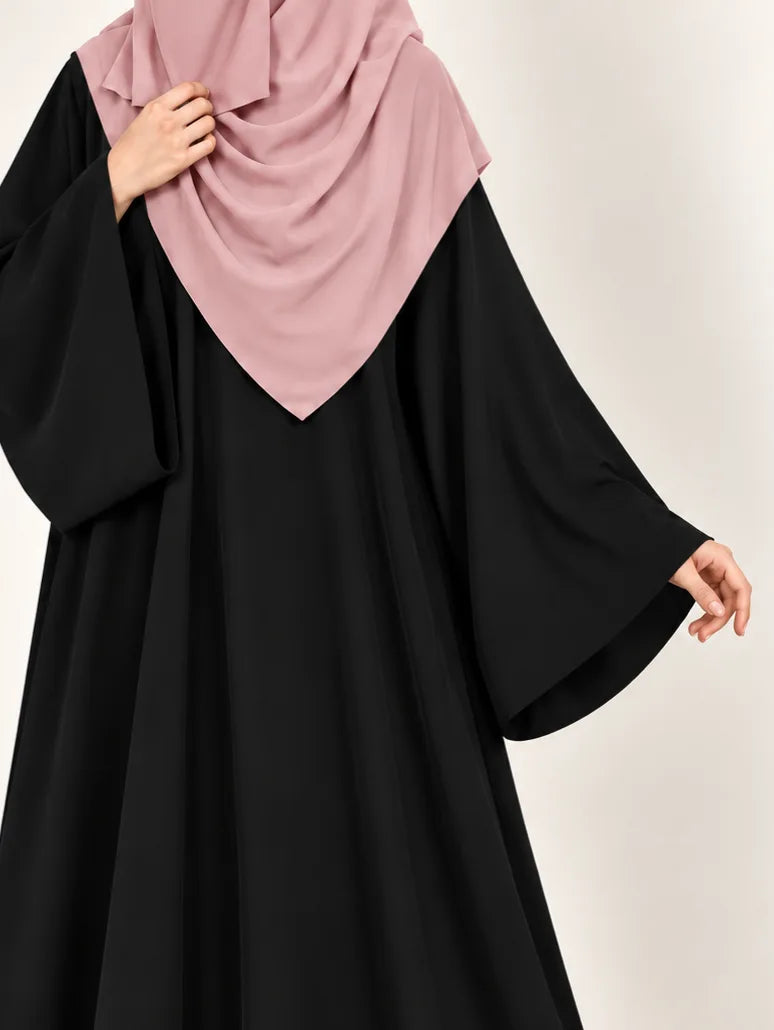 Basic Abaya With Broad Sleeves