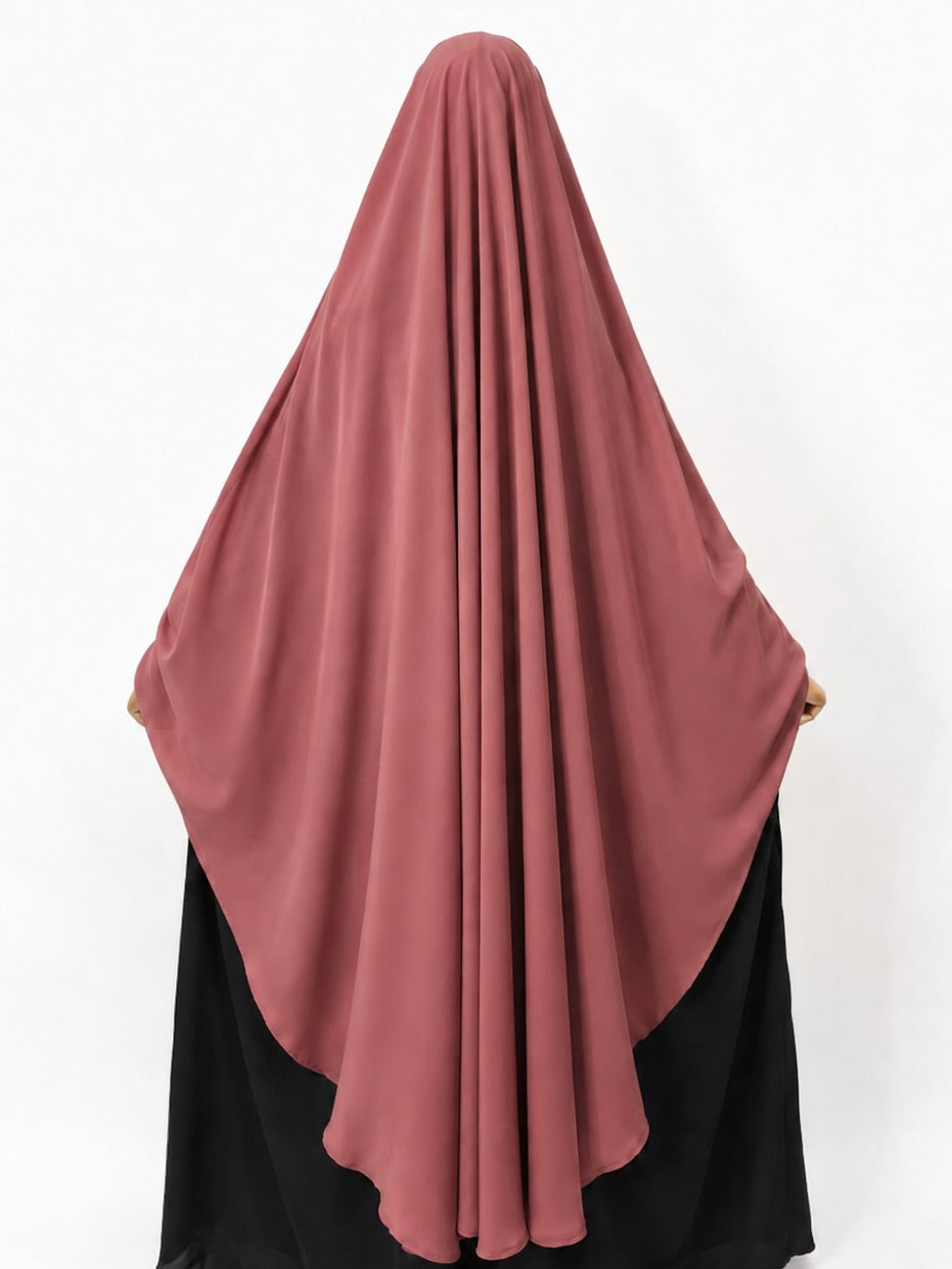 Pecan Awrah Khimar With Flap