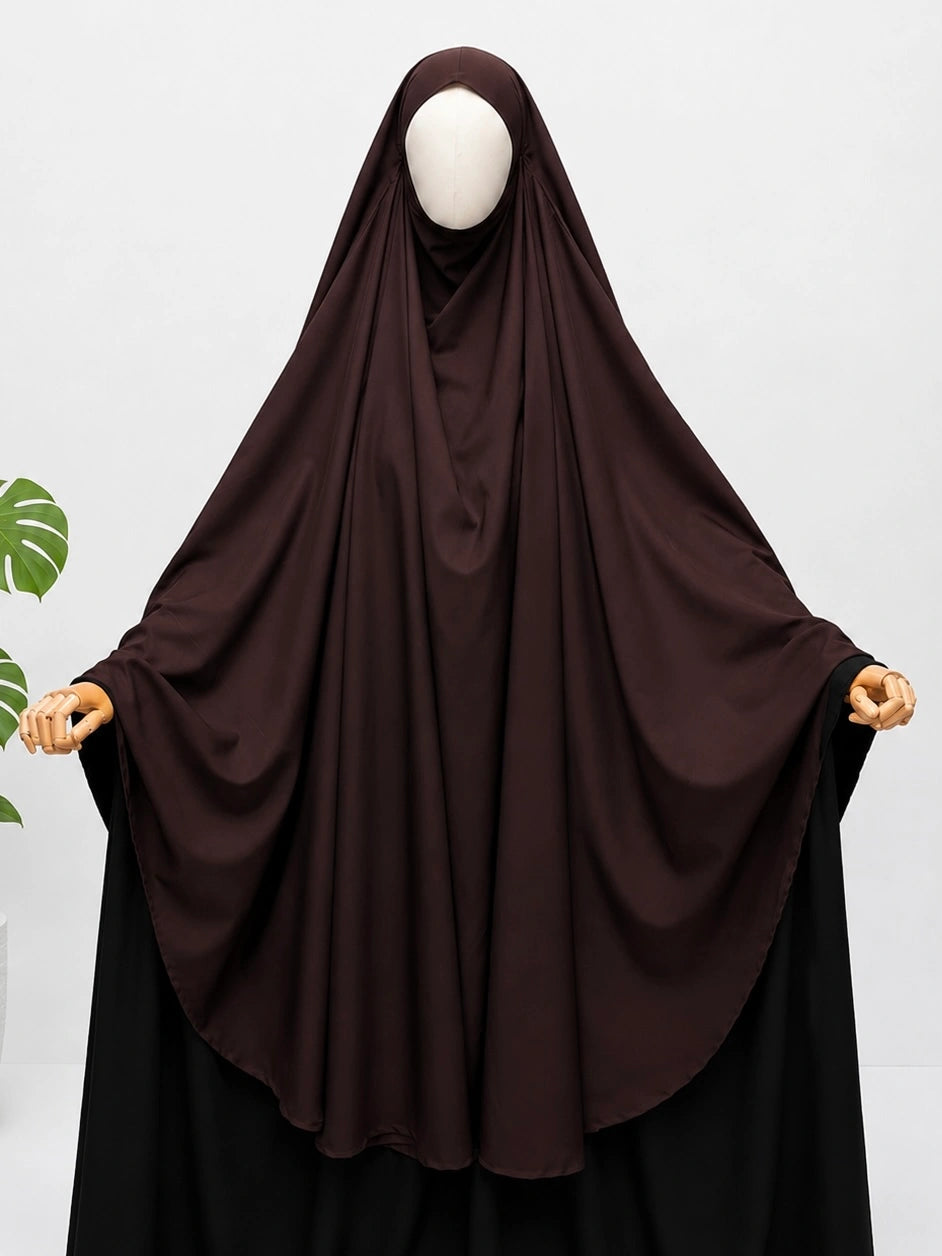 Brown Awrah Khimar