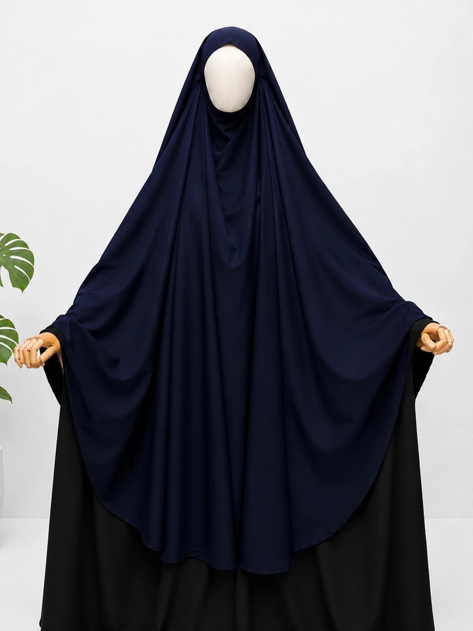 Navy Blue Awrah Khimar