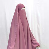 Pastel Pink Awrah Khimar
