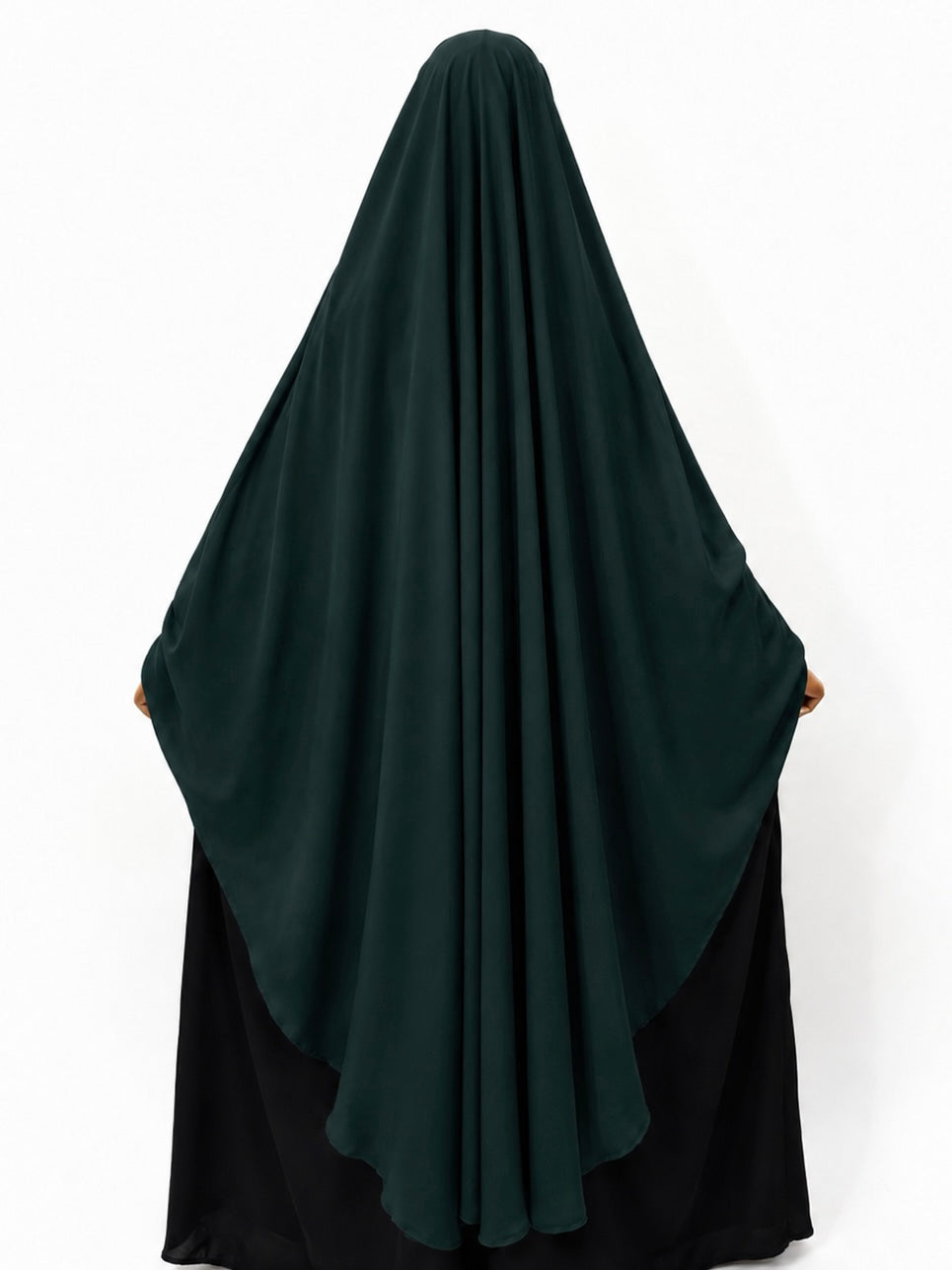 Hunter Green Awrah Khimar With Flap