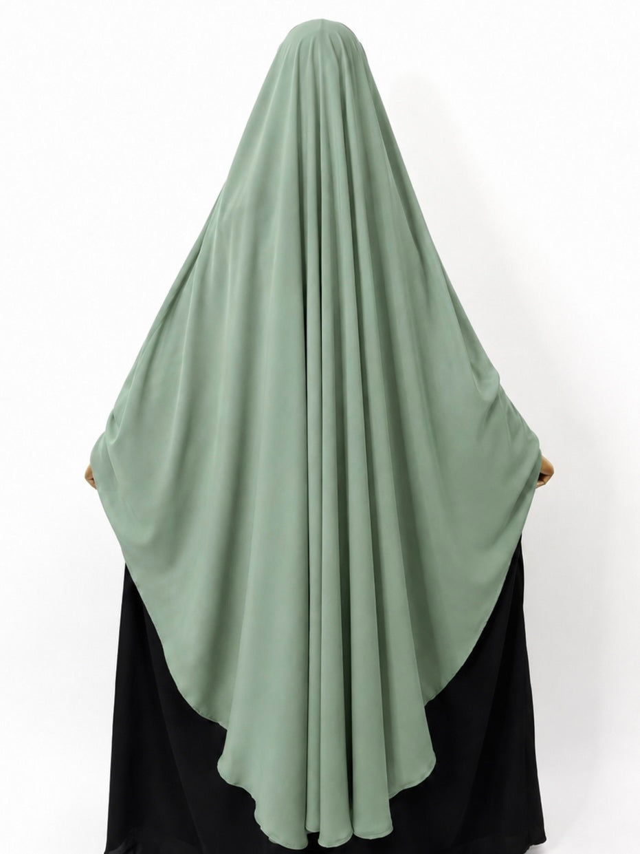 Emerald Awrah Khimar With Flap