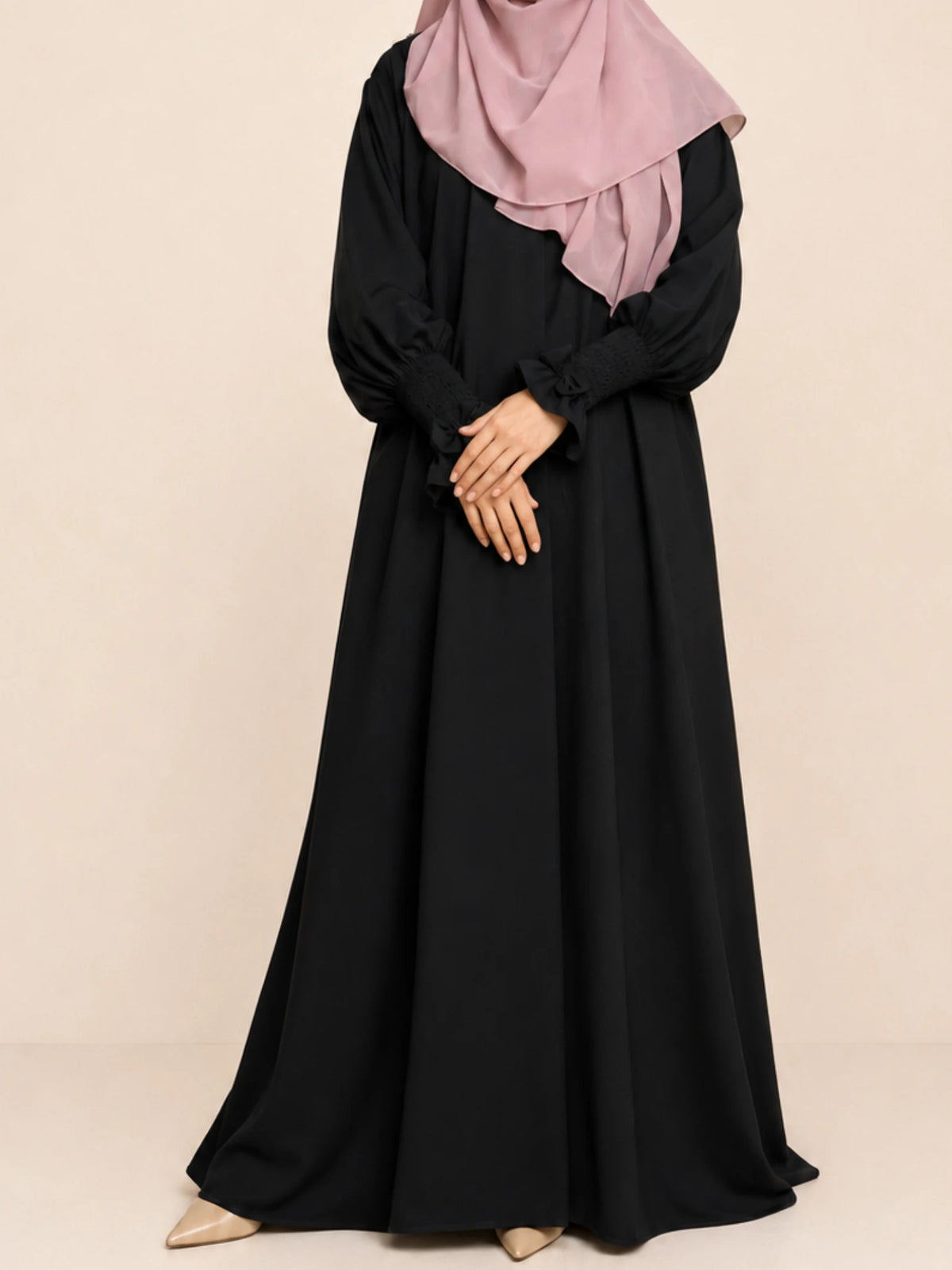 Black Daily Wear Abaya