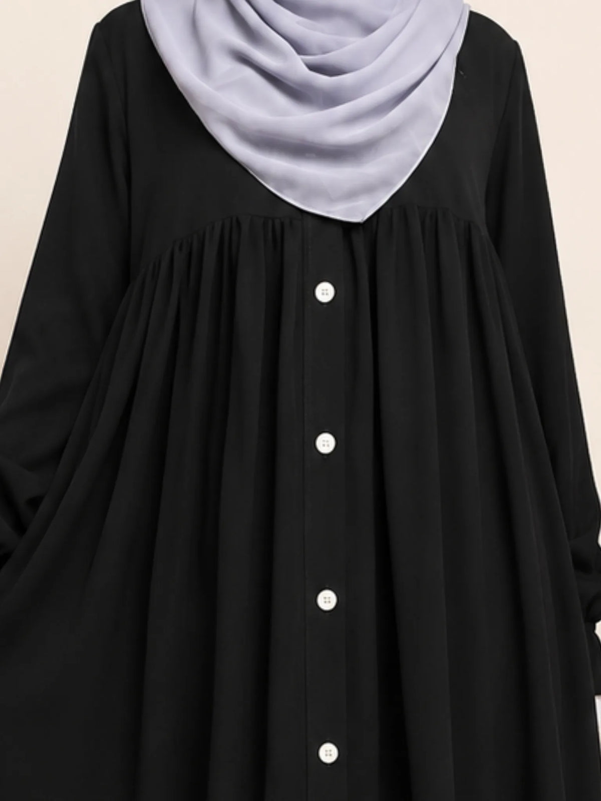Black Princess Frill Abaya
