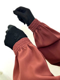 Basic Abaya With Elastic Sleeves