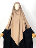 Beige Diamond Khimar