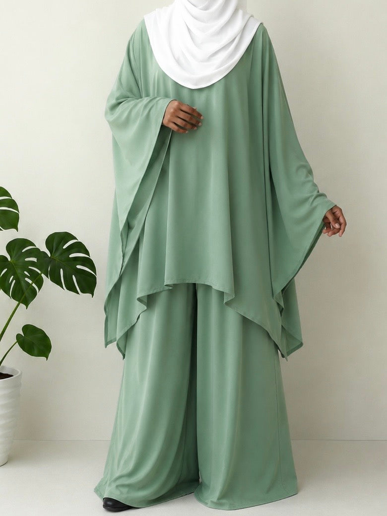 Emerald Aura Co-Ord Set With Pant