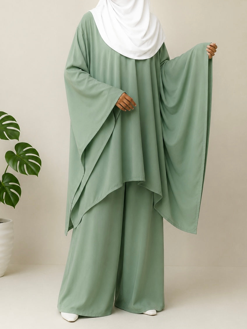 Emerald Aura Co-Ord Set With Pant