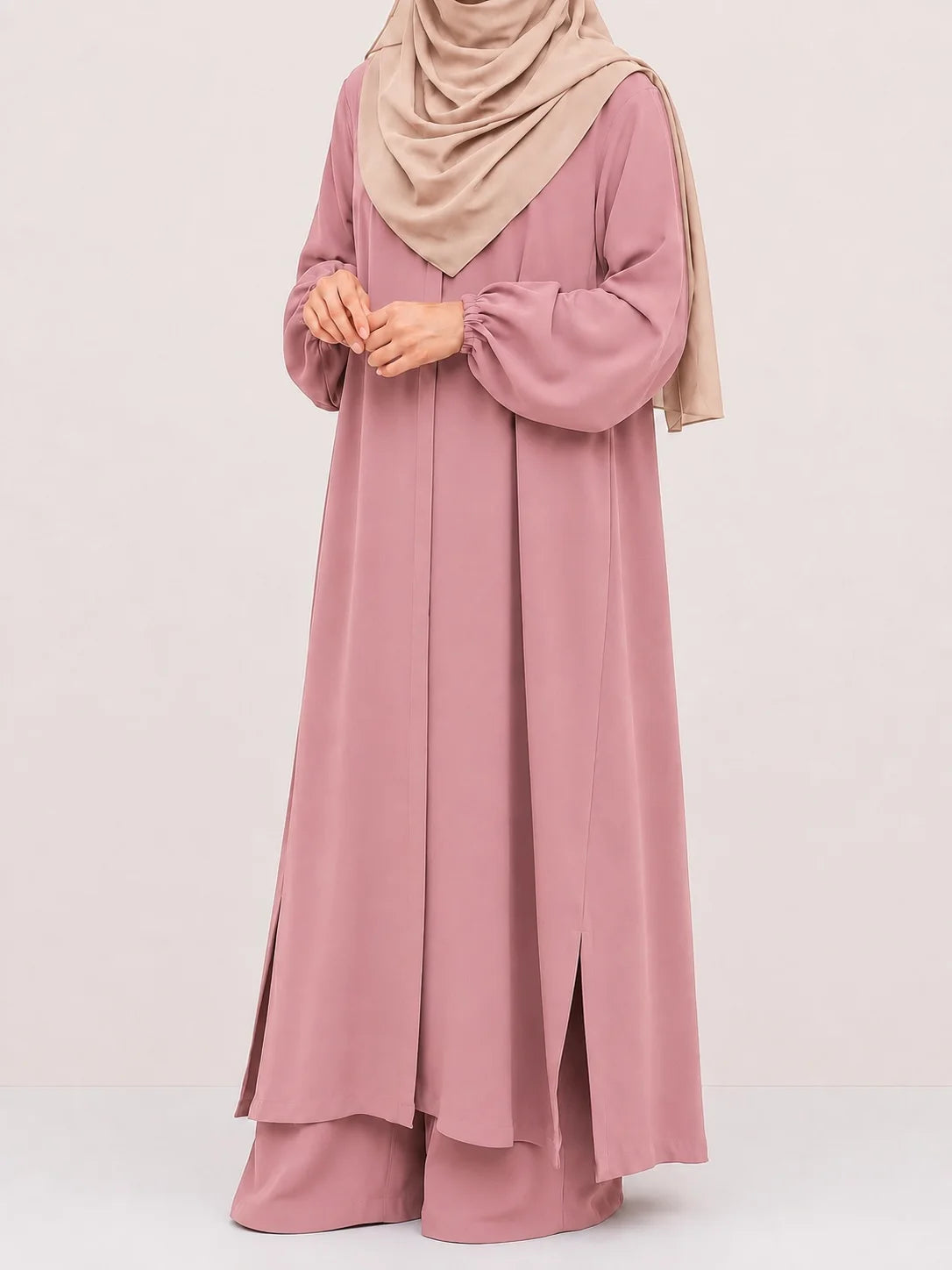 Pastel Pink Zara Long Co-Ord Set